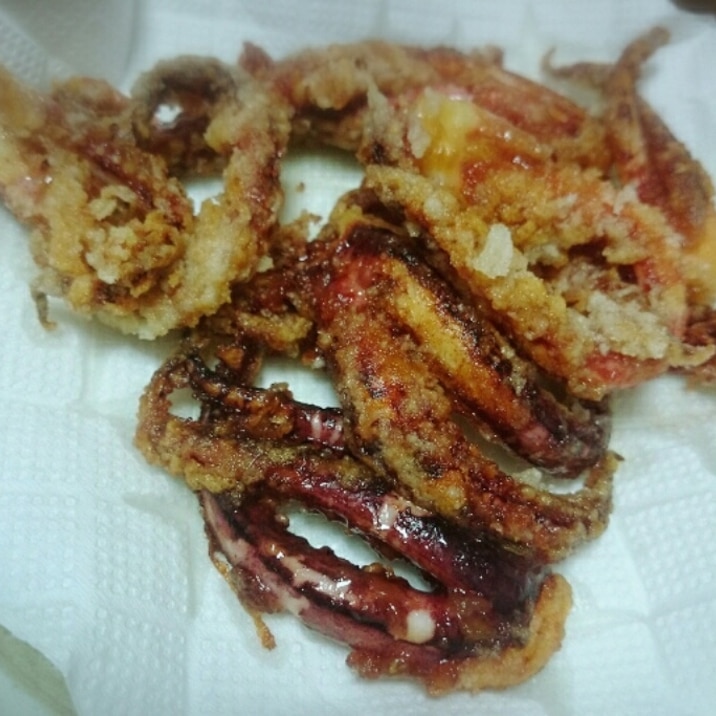 簡単げそ唐揚げ 揚げ焼き レシピ 作り方 By いちごみにっつ 楽天レシピ 簡単げそ唐揚げ 揚げ焼き レシピ 作り方 By いちごみにっつ 楽天レシピ